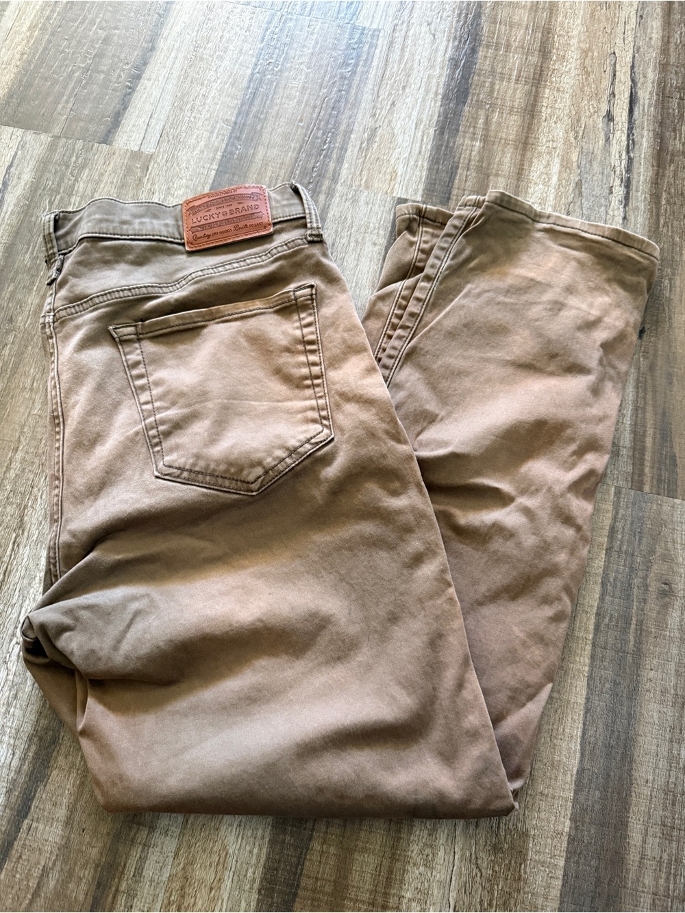 Lucky Brand 121 Slim Straight Jeans Brown 34x30 Men’s